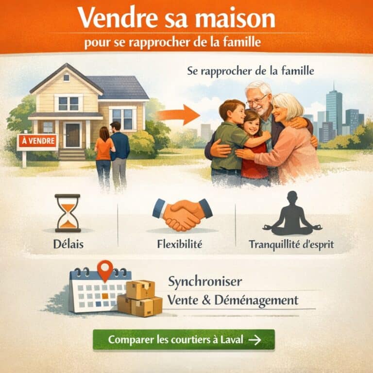 approcher de la famille est une raison fréquente de vendre une maison